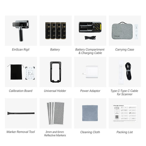 Einscan Rigil - The Tri-Mode Laser 3D scanner